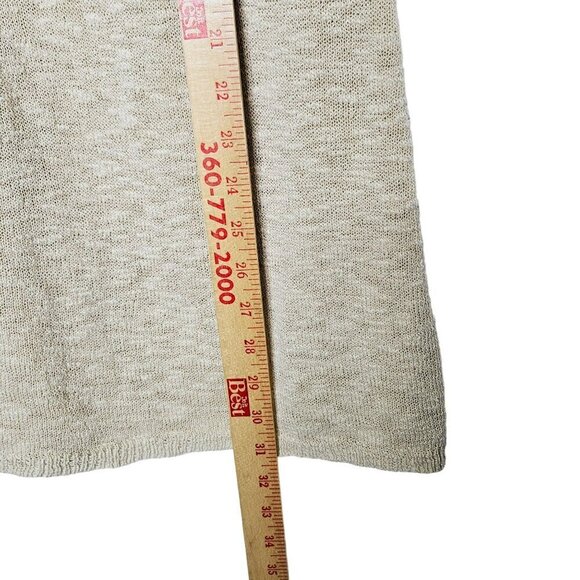 Tweeds Women's Beige Knit Sleeveless V-Neck Top L‎ - Picture 3 of 7